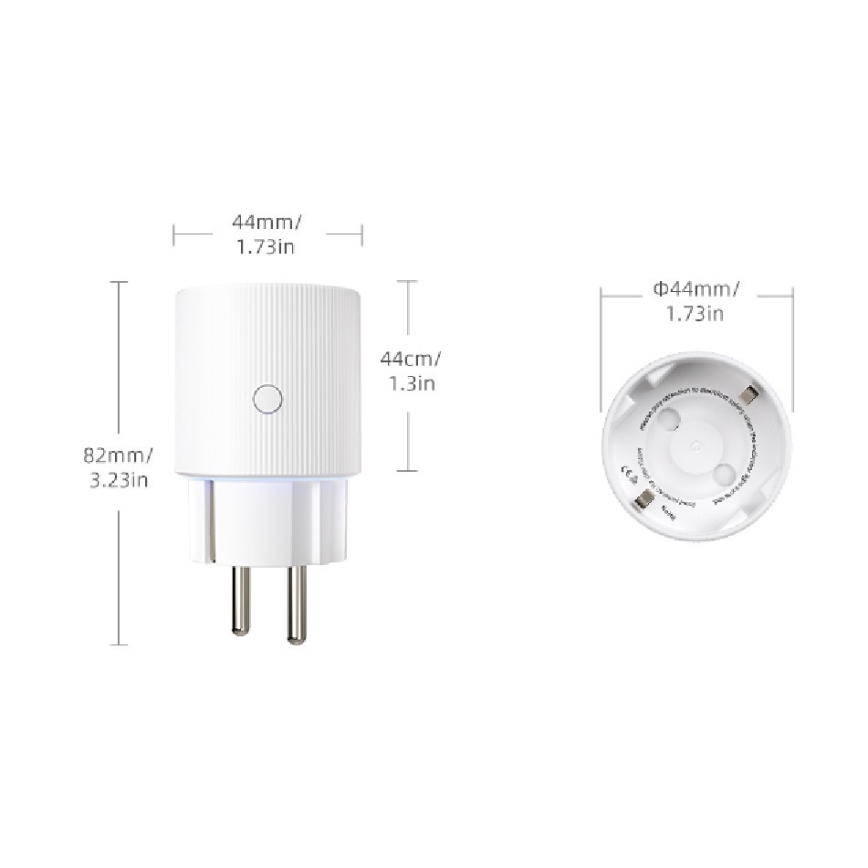 Immax NEO 07813L - Tomada inteligente F 3500W Tuya Wi-Fi