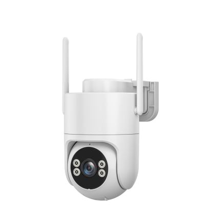 Immax NEO 07819L - Câmara exterior inteligente com sensor de 4 MP, 5 V, IP65, Wi‑Fi