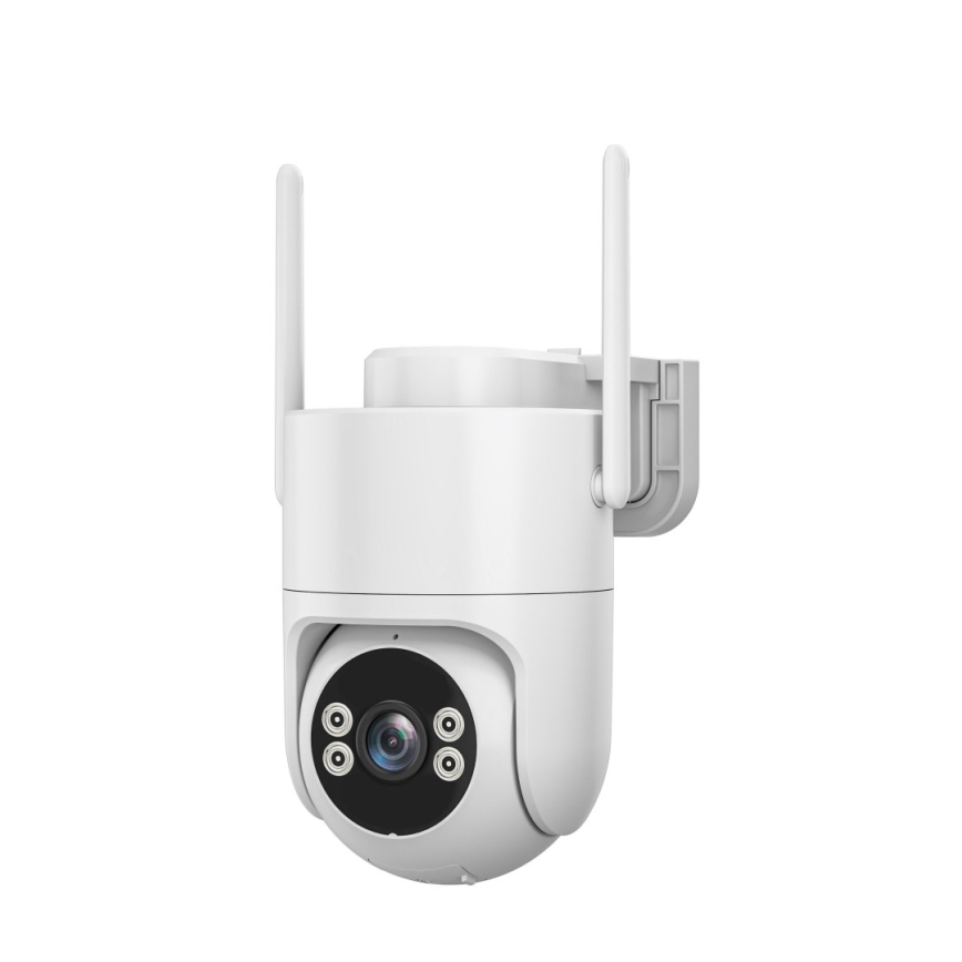 Immax NEO 07819L - Câmara exterior inteligente com sensor de 4 MP, 5 V, IP65, Wi‑Fi
