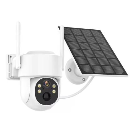 Immax NEO 07820L - Câmara Solar Inteligente para Exterior com Sensor, Bateria de 6000 mAh, IP65, Tuya