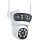 Immax NEO 07823L - Câmara exterior inteligente com três sensores de 2 MP, alimentação 5V, compatível com Tuya e Wi‑Fi