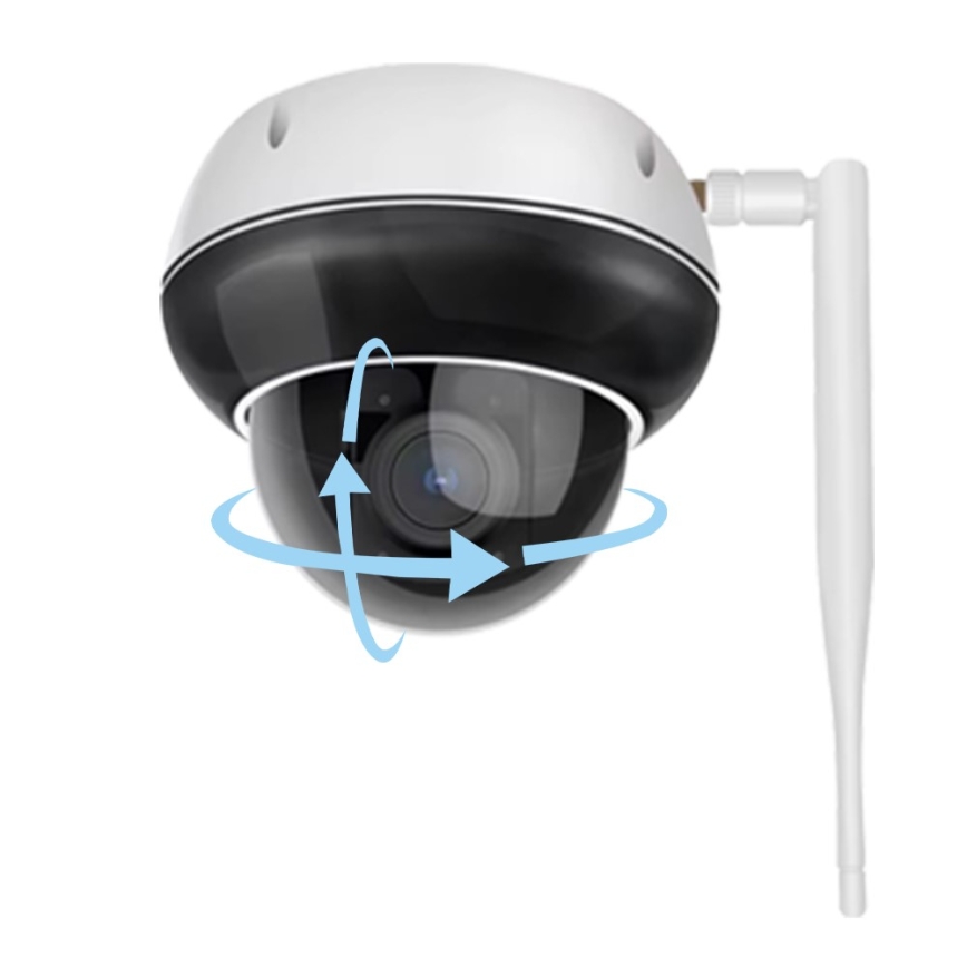 Immax NEO 07825L - Câmara externa inteligente com sensor em cúpula (DOME) 5MP 230V IP66 TUYA Wi-Fi
