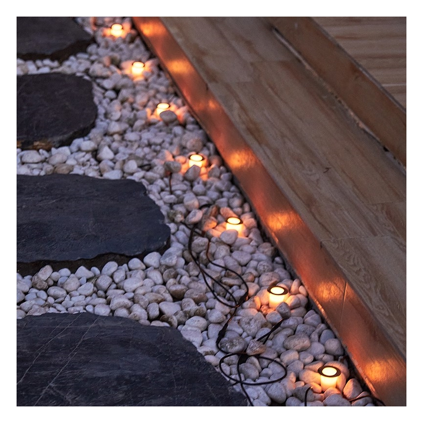 Immax NEO 07905L - Luminária solar LED RGB regulável ESTRELAS 8xLED/0,25W/5V IP65 Tuya 2200 mAh