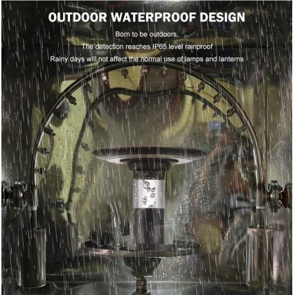 Immax NEO 07908L - Lâmpada solar LED RGB+CW/W regulável LED/2W/5V IP54 Tuya 4000 mAh