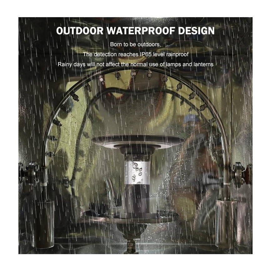 Immax NEO 07908L - Lâmpada solar LED RGB+CW/W regulável LED/2W/5V IP54 Tuya 4000 mAh