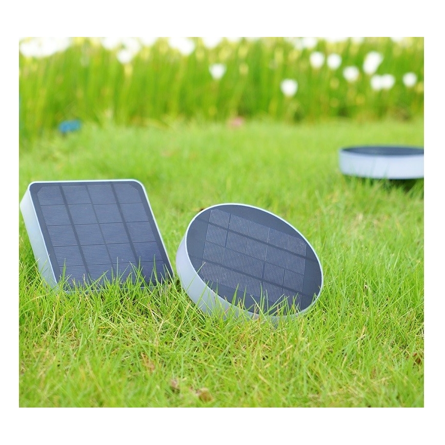 Immax NEO 07910L - Luminária solar LED RGB regulável com sensor NEO LITE LED/1W/5V redonda IP54 Tuya 1300 mAh