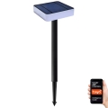 Immax NEO 07911L - Luminária solar LED RGB regulável com sensor NEO LITE LED/1W/5V quadrada IP54 Tuya 1300 mAh