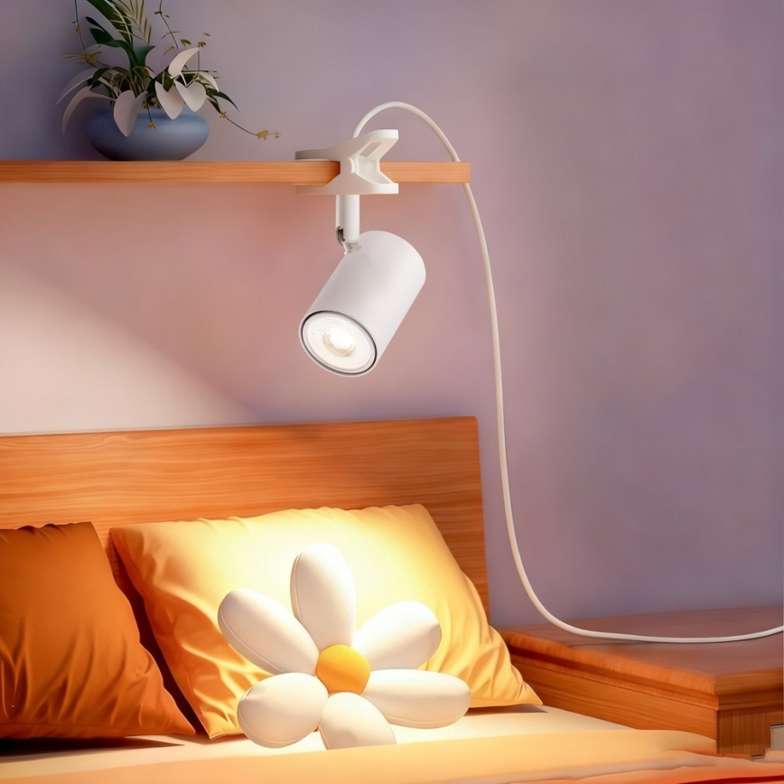 Immax NEO 08292L - Luminária com clip PUNTO 1xGU10/9W/230V branca