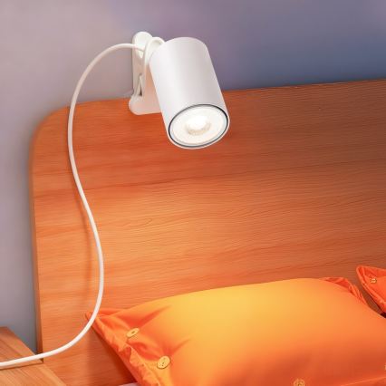Immax NEO 08292L - Luminária com clip PUNTO 1xGU10/9W/230V branca