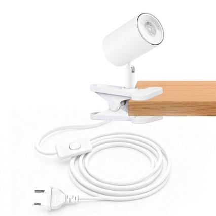 Immax NEO 08292L - Luminária com clip PUNTO 1xGU10/9W/230V branca