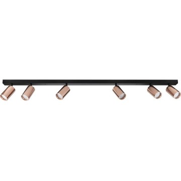 Immax NEO 08305L - Luminária de teto PUNTO 6xGU10/9W/230V ouro rosé