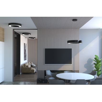 Immax NEO 7133 - LED SMART Iluminação de teto com regulação CÉČKO LED/52W/230V + controlo remoto 60 cm Tuya ZigBee