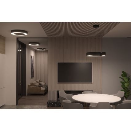 Immax NEO 7133 - LED SMART Iluminação de teto com regulação CÉČKO LED/52W/230V + controlo remoto 60 cm Tuya ZigBee