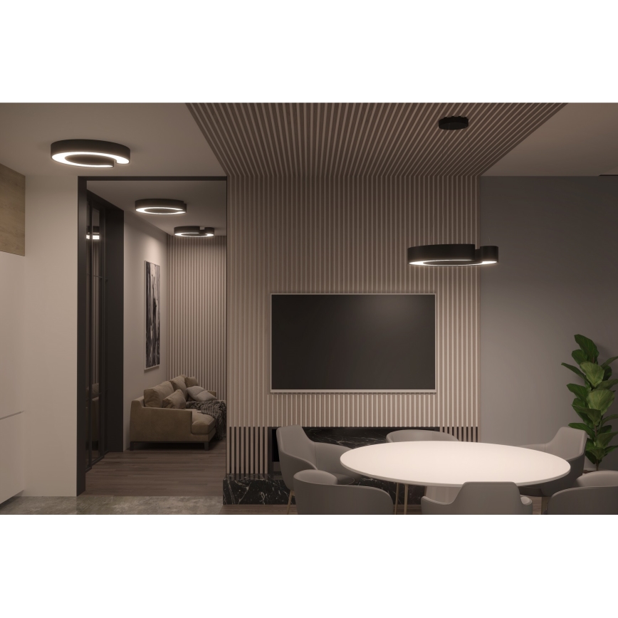 Immax NEO 7133 - LED SMART Iluminação de teto com regulação CÉČKO LED/52W/230V + controlo remoto 60 cm Tuya ZigBee