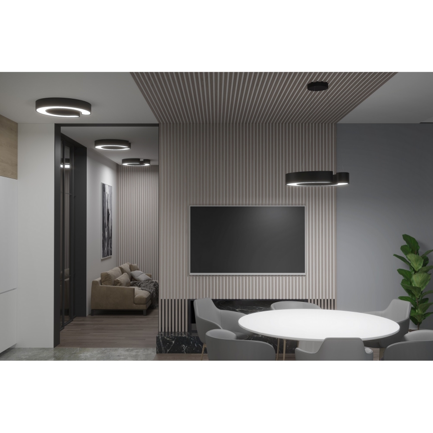 Immax NEO 7133 - LED SMART Iluminação de teto com regulação CÉČKO LED/52W/230V + controlo remoto 60 cm Tuya ZigBee