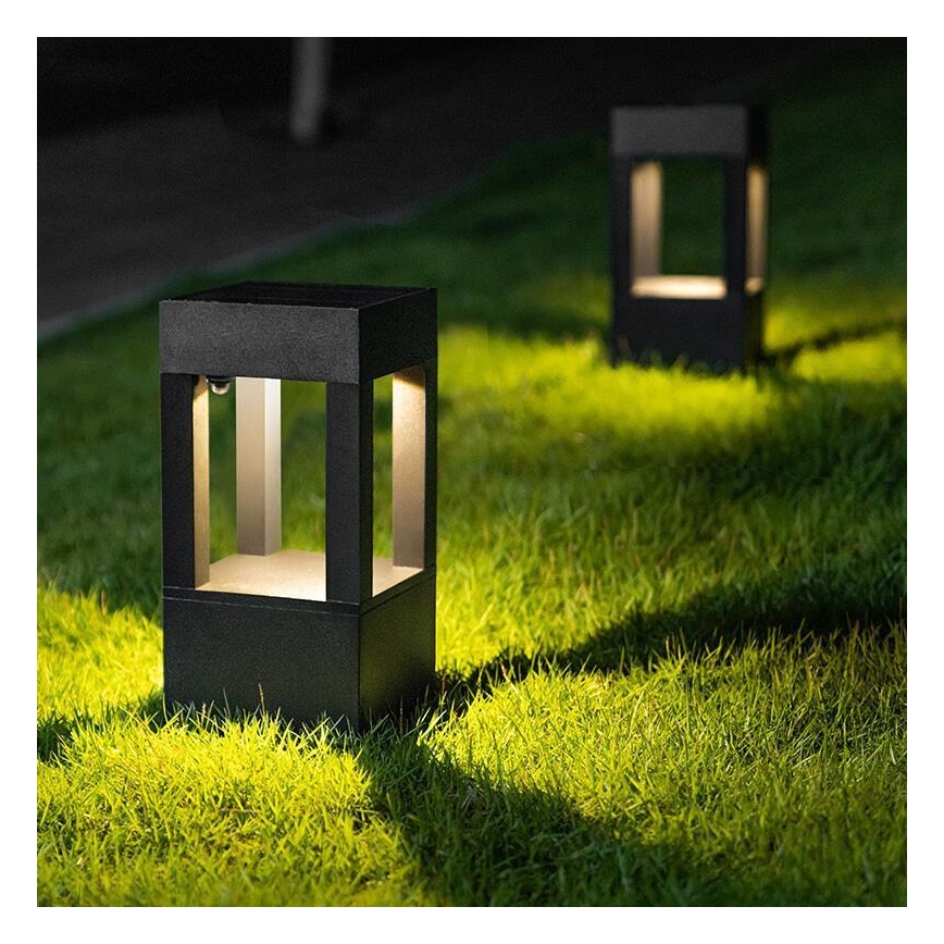 Immax NEO 07902L - LED RGB+CCT Regulação exterior candeeiro NEO LITE CUBE LED/10W/230V 2700-6500K IP67 Wi-Fi Tuya preto