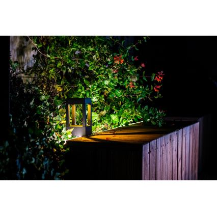 Immax NEO 07902L - LED RGB+CCT Regulação exterior candeeiro NEO LITE CUBE LED/10W/230V 2700-6500K IP67 Wi-Fi Tuya preto