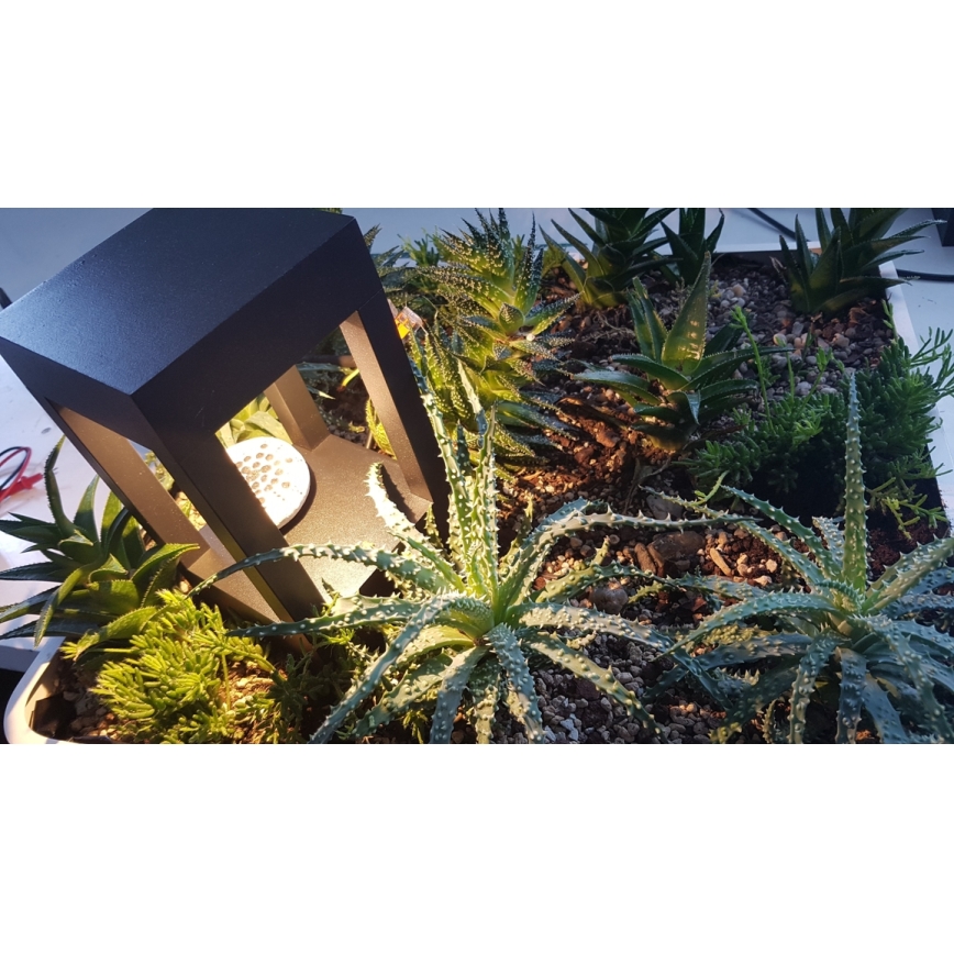 Immax NEO 07902L - LED RGB+CCT Regulação exterior candeeiro NEO LITE CUBE LED/10W/230V 2700-6500K IP67 Wi-Fi Tuya preto