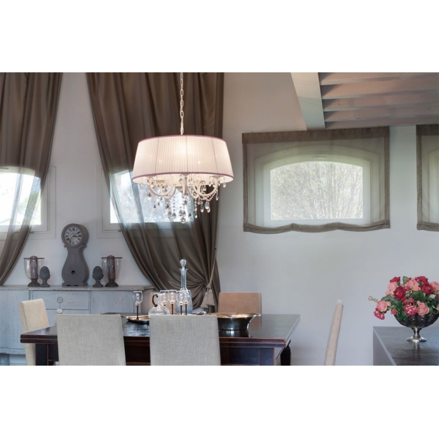 Incanti ICA P5 01 01 - Candelabro suspenso CANDORE 5xE14/42W/230V