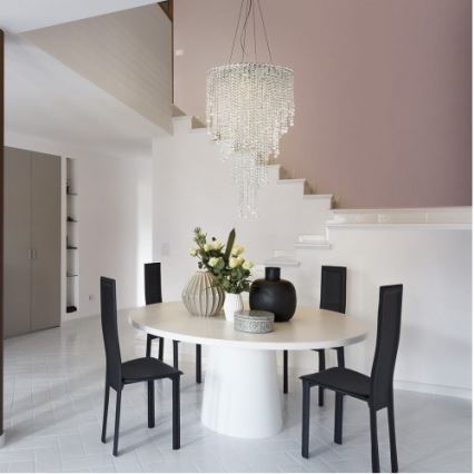 Incanti ITV PR6 10 60 - Candelabro suspenso de cristal TREVI 6xGU10/50W/230V