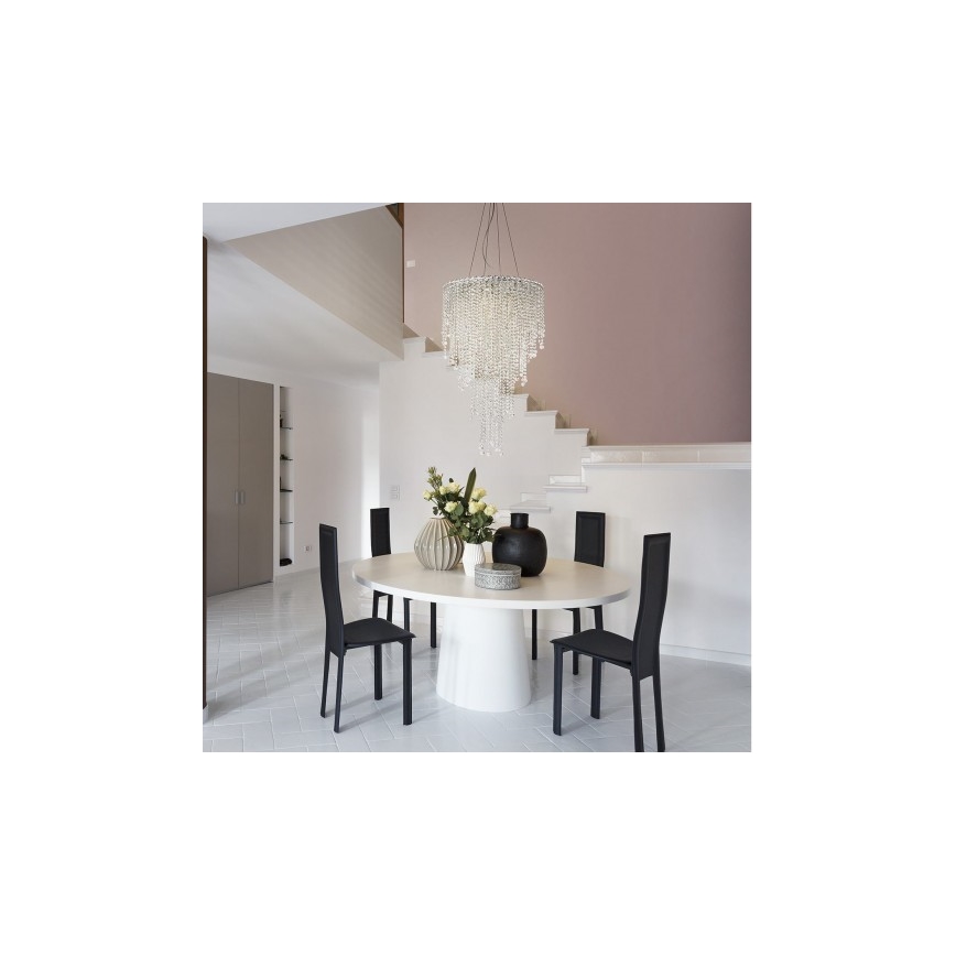 Incanti ITV PR6 10 60 - Candelabro suspenso de cristal TREVI 6xGU10/50W/230V