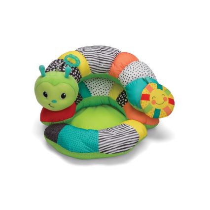 Infantino - Almofada para crianças  2 em 1 com lagarta