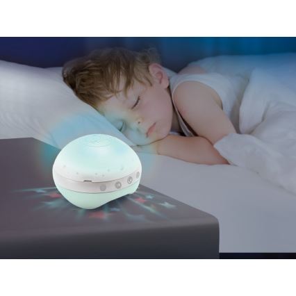 Infantino - Mobil de berço com melodia e projetor 3em1 3xAAA verde