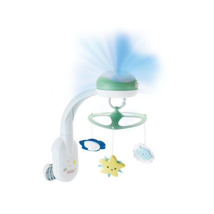 Infantino - Mobile de berço com melodia 3em1 3xAA verde