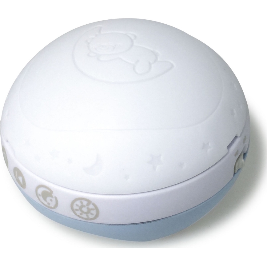 Infantino - Móbile musical 3 em 1 para berço com 3 melodias, 3xAAA, azul