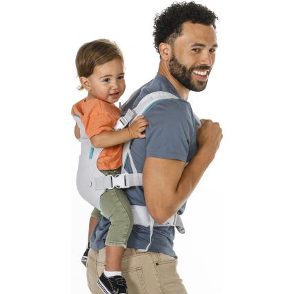 Infantino - Porta-bebés FLIP 4em1 cinzento claro