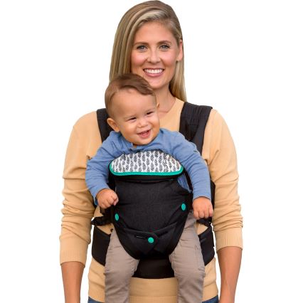 Infantino - Porta-bebés FLIP ADVANCED 4em1 preto