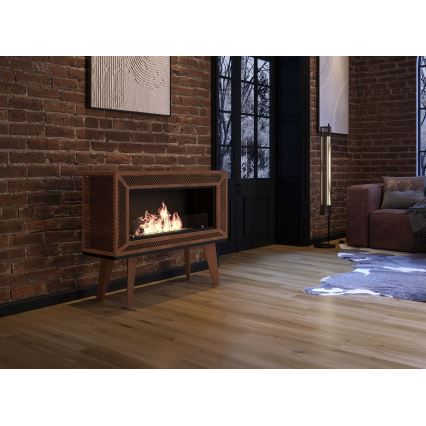 InFire - Lareira BIO 100x47 cm 3kW industrial