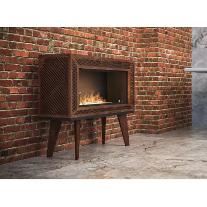 InFire - Lareira BIO 100x47 cm 3kW industrial