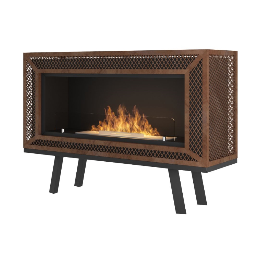 InFire - Lareira BIO 100x47 cm 3kW industrial