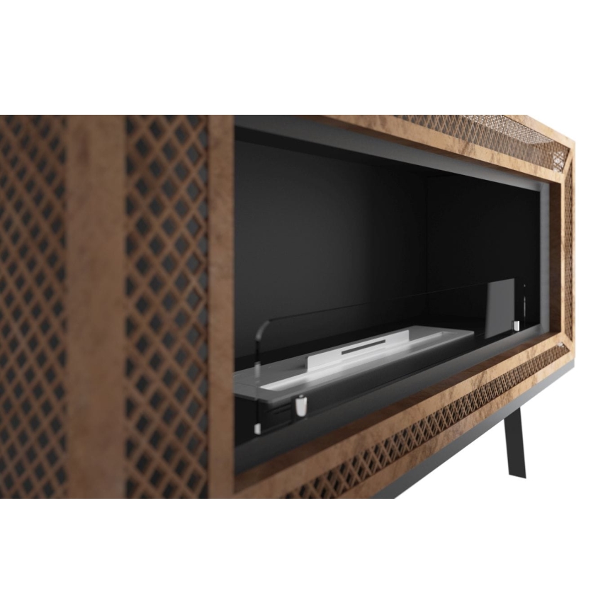 InFire - Lareira BIO 100x47 cm 3kW industrial