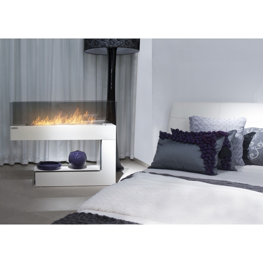 InFire - Lareira BIO 110x85,5 cm 3kW branco