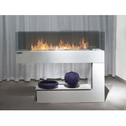 InFire - Lareira BIO 110x85,5 cm 3kW branco