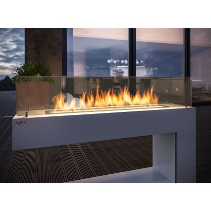 InFire - Lareira BIO 110x85,5 cm 3kW branco