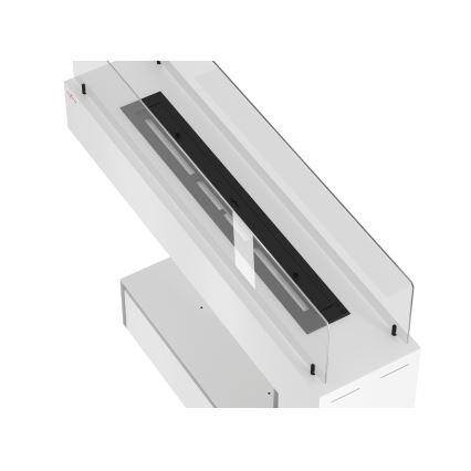 InFire - Lareira BIO 110x85,5 cm 3kW branco