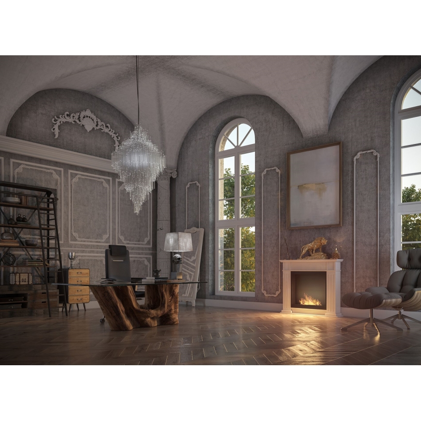 InFire - Lareira BIO 115x100 cm 3kW branco