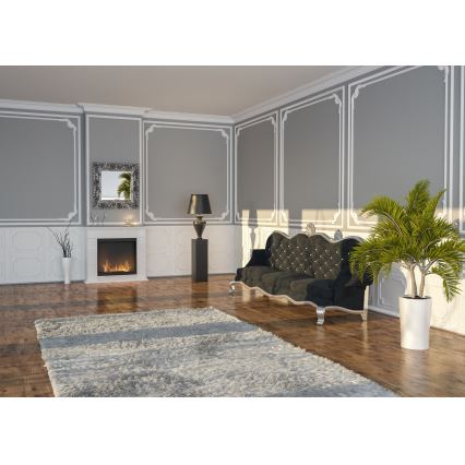 InFire - Lareira BIO 115x100 cm 3kW branco