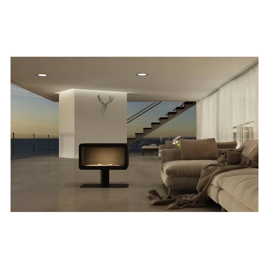 InFire - Lareira BIO 82,5x74,3 cm 3kW preto