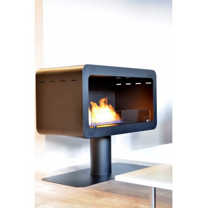 InFire - Lareira BIO 82,5x74,3 cm 3kW preto