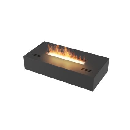 InFire - Lareira BIO 8x40 cm 3kW preto