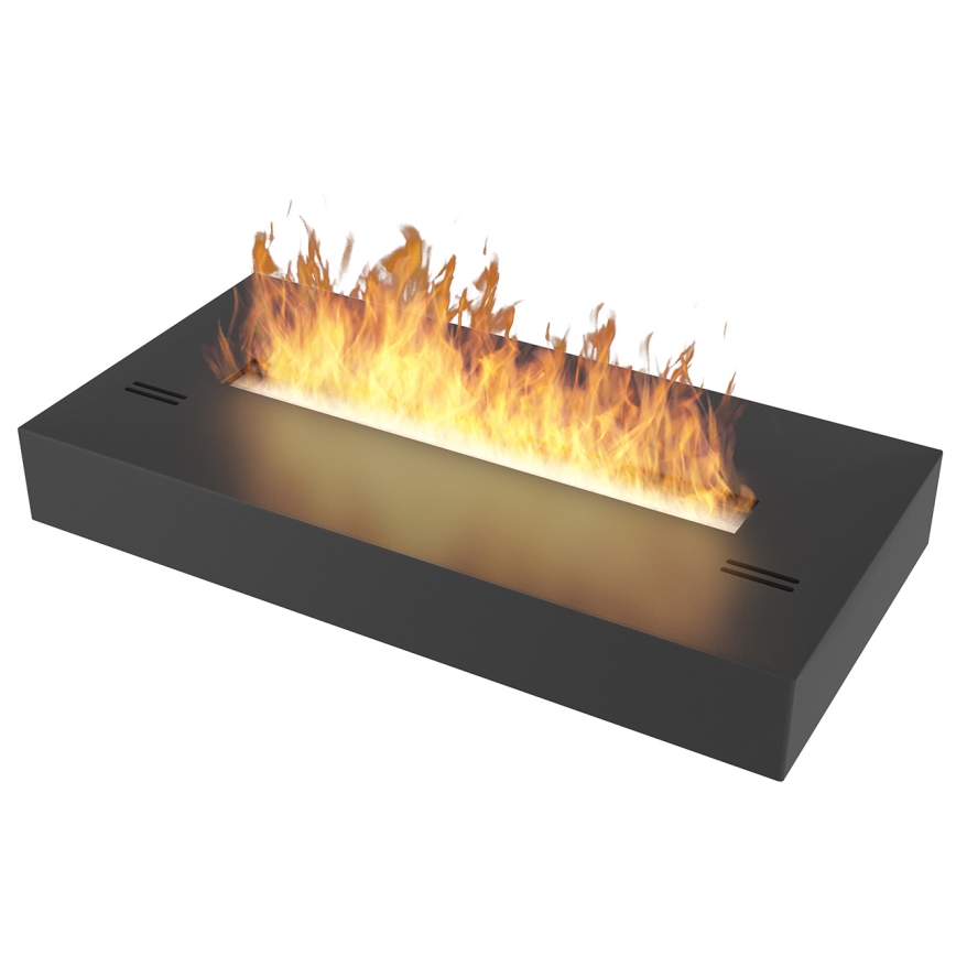 InFire - Lareira BIO 8x60 cm 3kW preto