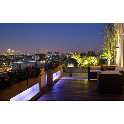 InFire - Lareira BIO d. 70 cm 3kW preto