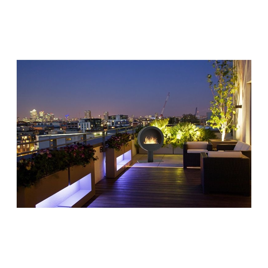 InFire - Lareira BIO d. 70 cm 3kW preto