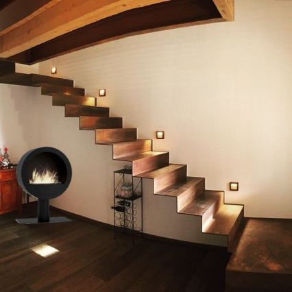 InFire - Lareira BIO d. 70 cm 3kW preto