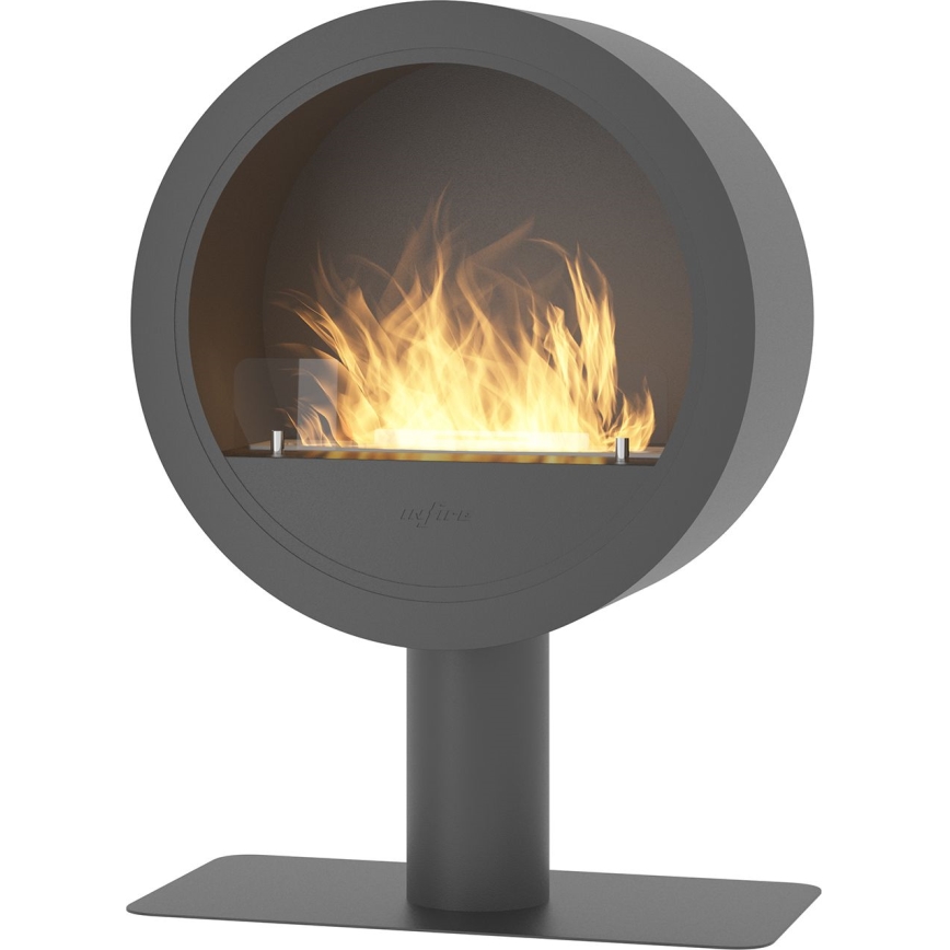 InFire - Lareira BIO d. 70 cm 3kW preto