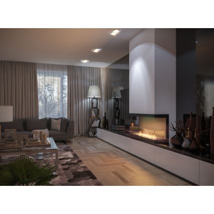 InFire - Lareira BIO embutida 100x50 cm 3kW preta